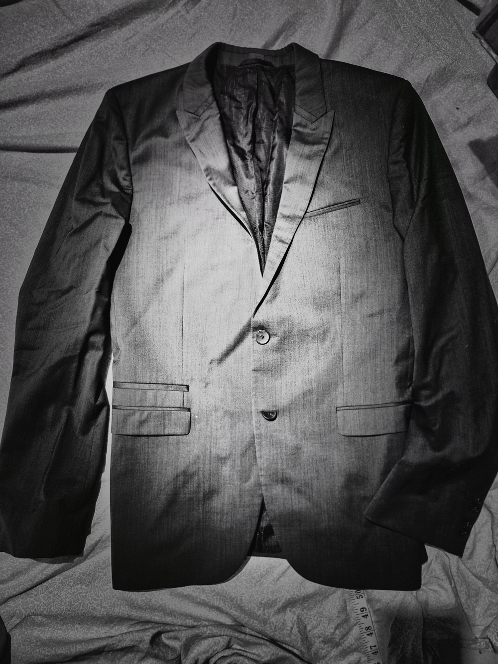 HUGO Black Men's Two-Button Suit Blazer